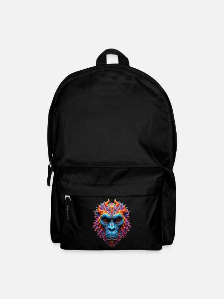 Vivid Flame Gorilla - Backpack - black