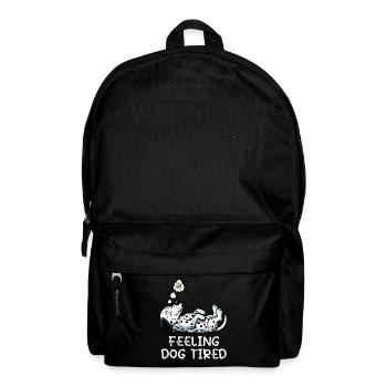 Feeling Dog Tired Dalmatian Dalmatian Owner - Backpack - black - Front