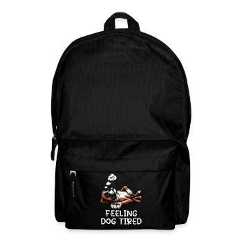 Feeling Dog Tired Boxer Boxer Dog German Boxer - Backpack - black - Front