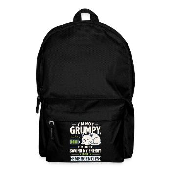 Cat energy for emergencies - Backpack - black - Front
