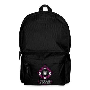 Adventskranz brennt absichtlich — Gothmas - Rucksack - Schwarz - Vorne