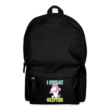 Unicorn - Gym - Fitness - Workout - Gift Idea - Backpack - black - Front