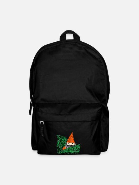 Sorry For Acting Strange Garden Gnome Meme - Backpack - black