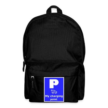 My charging point sign - Backpack - black - Front