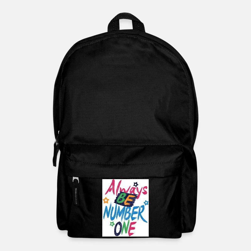 Always_be_Number 1 - Backpack - black