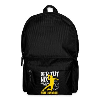 Handball Handballer Handball Trainer Fan Geschenk - Rucksack - Schwarz - Vorne