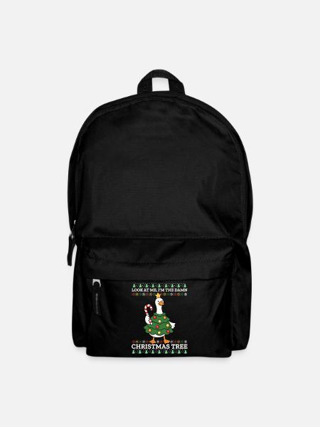 Schau mich an, ich bin der verdammte Weihnachtsbaum - Rucksack - Schwarz