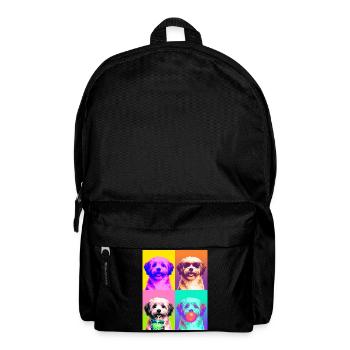 Hunde Havaneser Hund - Rucksack - Schwarz - Vorne