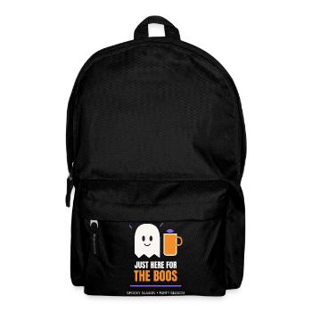 Just Here for the Boos Funny Halloween Ghost - Rucksack - Schwarz - Vorne