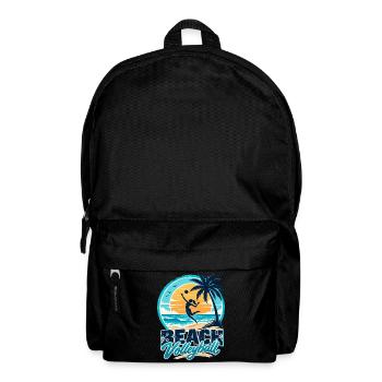 Beach Volleyball Girl - Tropical Girl Paradise - Rucksack - Schwarz - Vorne