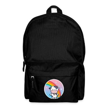 Cache-couche de naissance de vache petite-fille enceinte - Sac à dos - noir - Devant