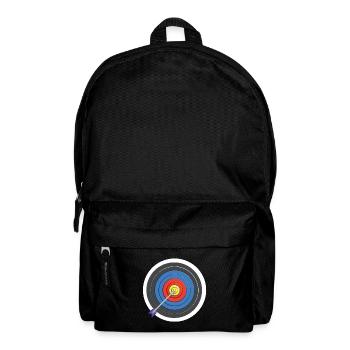 Archery Target Arrow Arrowhead Sport - Backpack - black - Front
