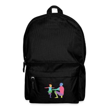 père et fille - Sac à dos - noir - Devant