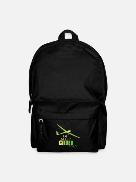 Segelfliegen Segelflieger - Rucksack - Schwarz
