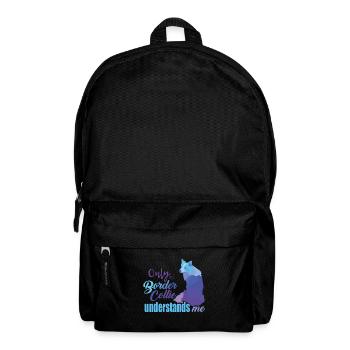 Border Collie - Rucksack - Schwarz - Vorne