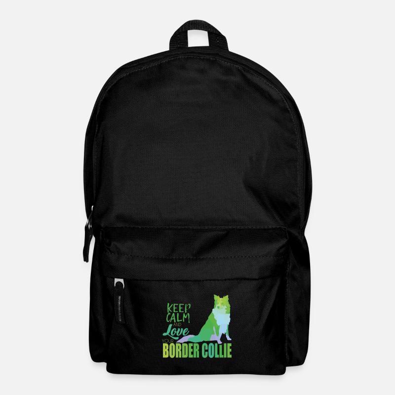 Border Collie - Rucksack - Schwarz