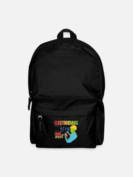 Elektriker - Rucksack - Schwarz