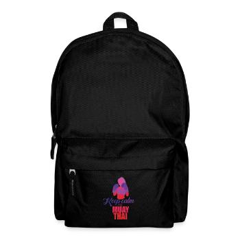 Muay Thai Arts Martiaux Boxe Thaïlandaise Kickboxing Sports - Sac à dos - noir - Devant