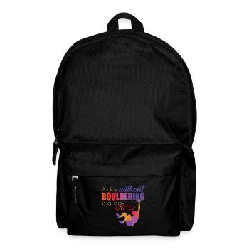 Bouldern - Rucksack - Schwarz - Vorne