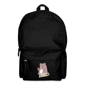 Eisbär, Ich bin ein Eisbär! - Rucksack - Schwarz - Vorne