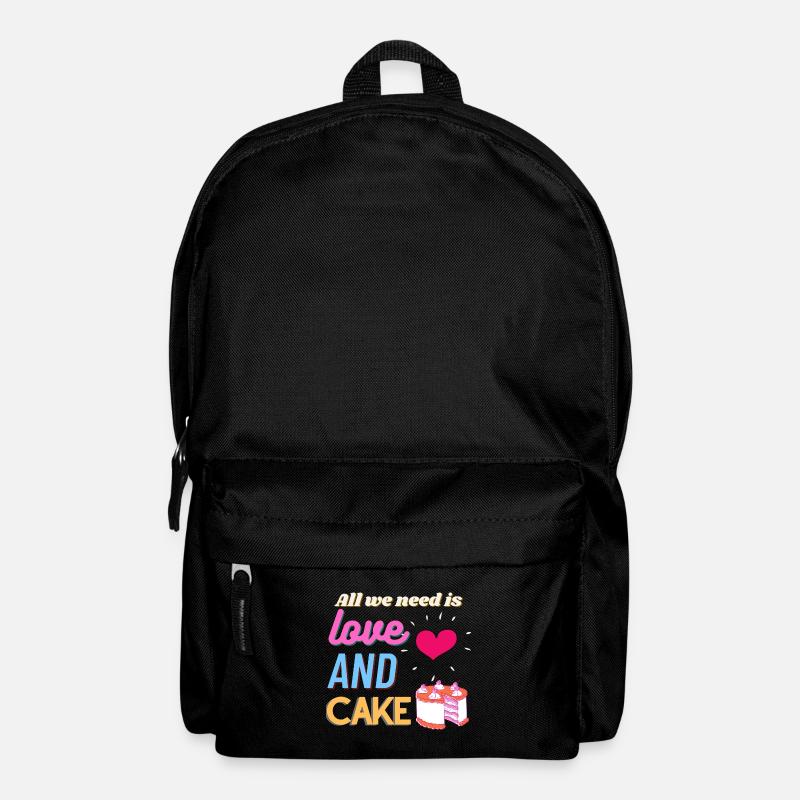 All we need is love and cake - Backpack - black