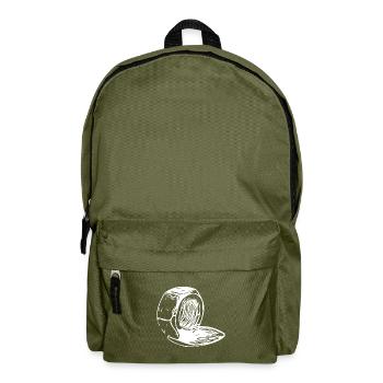 Screw nut vertically melted - Backpack - olive green - Front