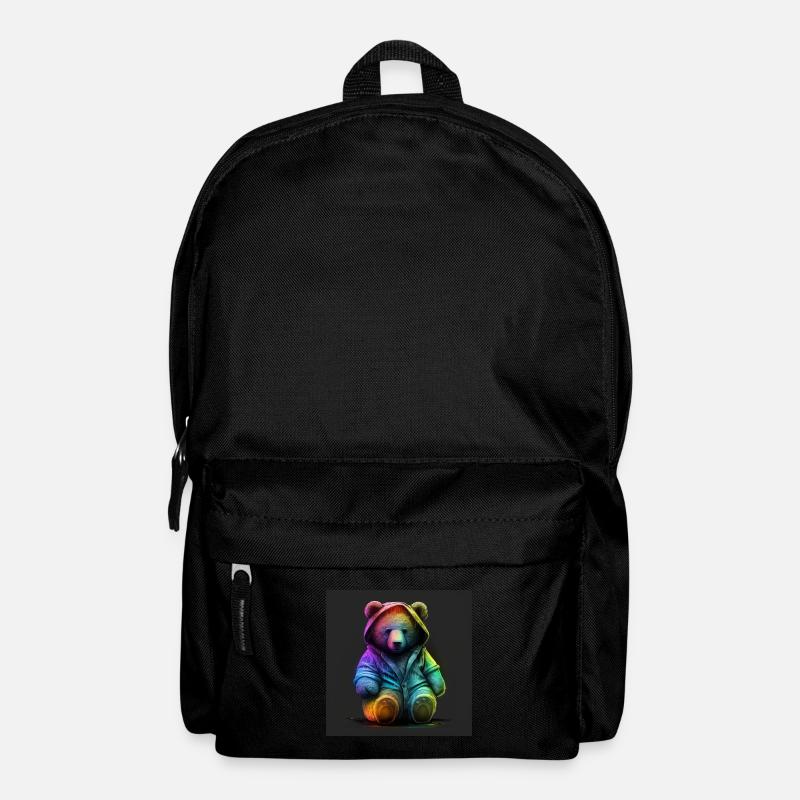 PLÜSCH - SÜSSER TEDDYBÄR - GESCHENKIDEE - Rucksack - Schwarz