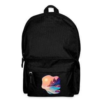 Sunrise Sea Island Holiday - Backpack - black - Front