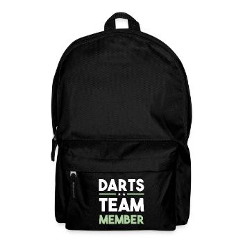 Darts Team - Rucksack - Schwarz - Vorne