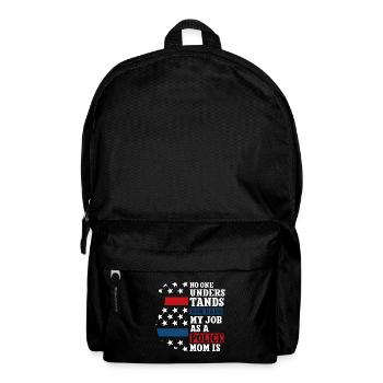 Polizei Polizist Polizeibeamte - Rucksack - Schwarz - Vorne
