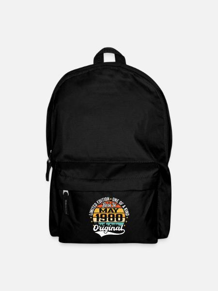 Mai 1980 Geburtstagsgeschenk geboren im Mai 1980 - Rucksack - Schwarz