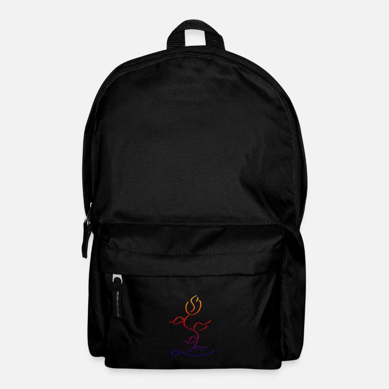 Closed Tulip Pop Art 2 - Backpack - black