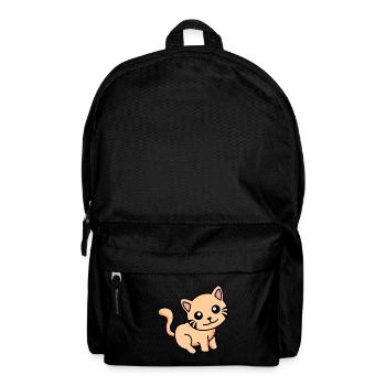 Cat Comic Animal - Backpack - black - Front