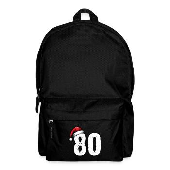 80 Numéro Noël - Sac à dos - noir - Devant