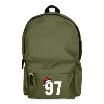 97 Number Christmas - Backpack - olive green - Front