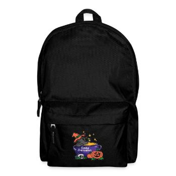Gemütliche Halloween-Hexe - Rucksack - Schwarz - Vorne