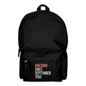 Bogosse born in September 1990 birthday gift - Backpack - black - Front