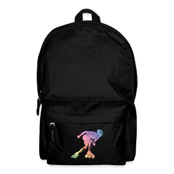 Inline Skates Silhoette - Rucksack - Schwarz - Vorne
