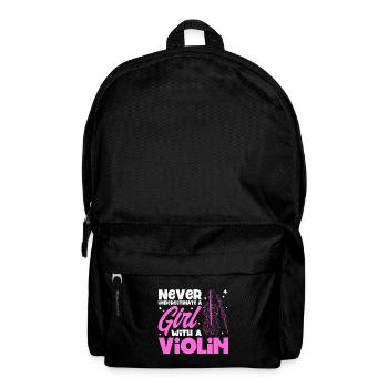 Violoniste Orchestre violoniste Amateur de violon - Sac à dos - noir - Devant