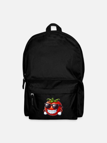 Coole Tomate Sonnenbrille Rote Frucht Lustig - Rucksack - Schwarz
