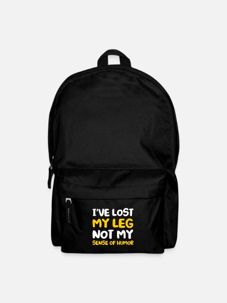 Handicap Amputierter Amputation Beinprothese - Rucksack - Schwarz