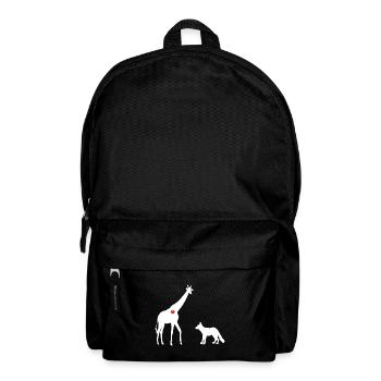 Giraffe Gewaltfreie Kommunikation - Rucksack - Schwarz - Vorne