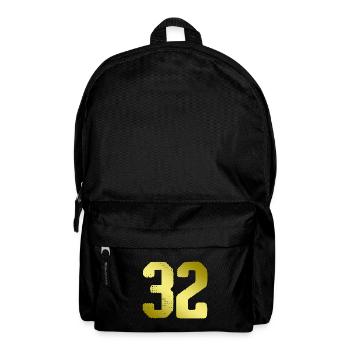 Maillot 32 Numéro - Sac à dos - noir - Devant