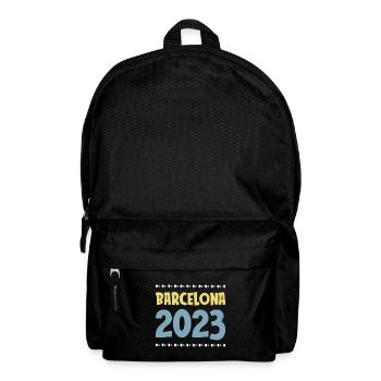 Barcelona 2023 - Rucksack - Schwarz - Vorne