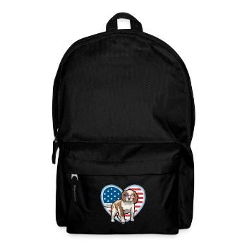 Cavalier King Charles Spaniel - Rucksack - Schwarz - Vorne