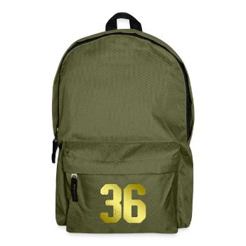 Maillot 36 Numéro - Sac à dos - vert olive - Devant