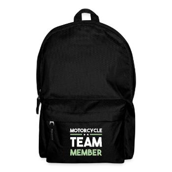 Motorcycle Team - Backpack - black - Front