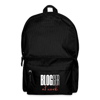 Blogger Blog at work - Rucksack - Schwarz - Vorne