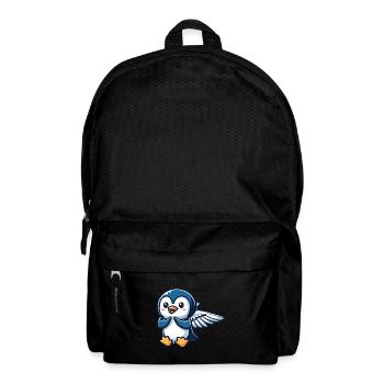 Himmlischer Pinguin Flügel - Rucksack - Schwarz - Vorne