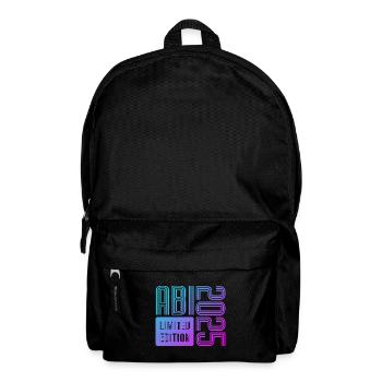 Abi 2025 - Limited Edition - Abitur - Spruch - Rucksack - Schwarz - Vorne